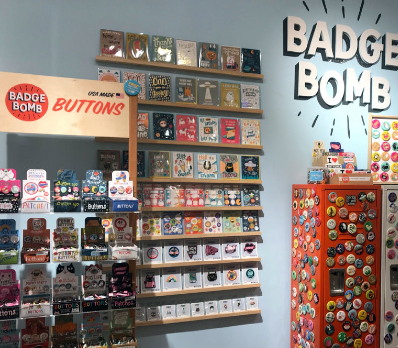 Displays and Store Fixtures – Badge Bomb Wholesale